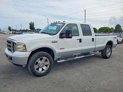 Ford salvage cars for sale: 2006 Ford F350 SRW Super Duty