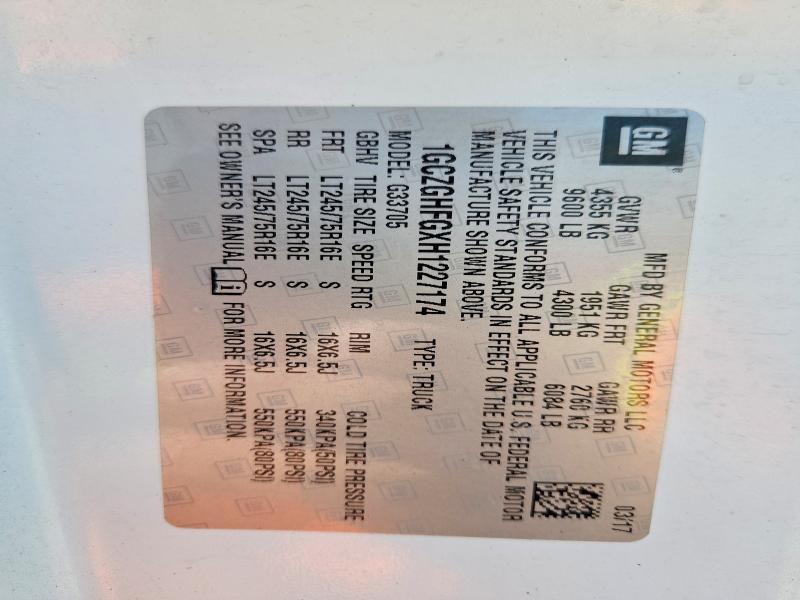 2017 Chev Express G3500