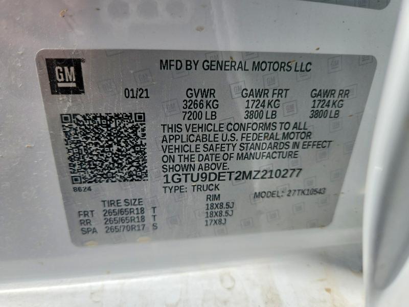 2021 GMC Sierra K1500 SLT