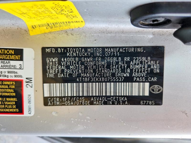 2011 Toyota Camry Base
