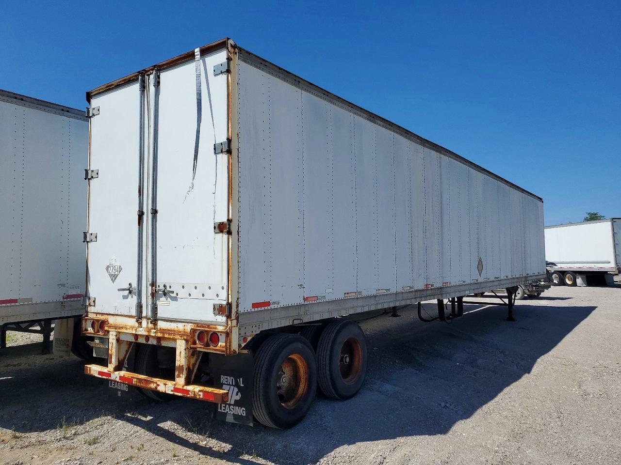 1998 Stroughton 1998 Stoughton AVW 535T S C AR DRY Van Trailer