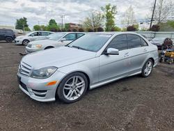 Mercedes-Benz C-class salvage cars for sale: 2012 Mercedes-Benz C 300 4matic