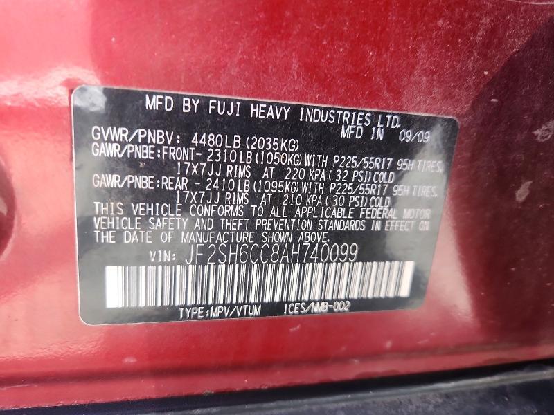 2010 Subaru Forester 2.5x Premium