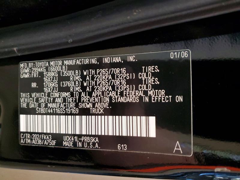 2006 Toyota Tundra SR5