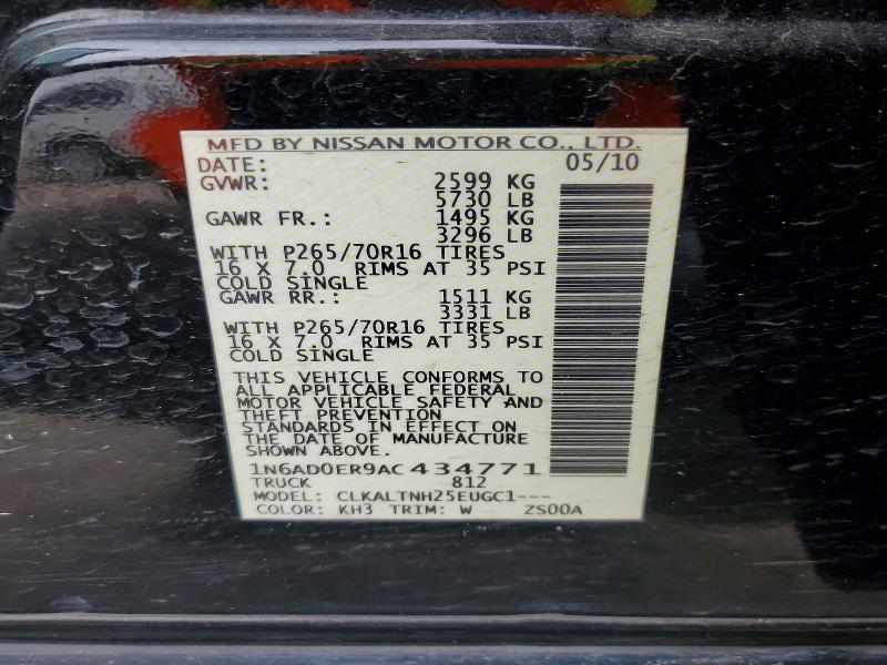2010 Nissan Frontier SE V6