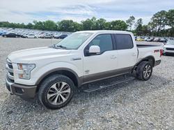 Salvage trucks for sale at Byron, GA auction: 2016 Ford F150 Supercrew
