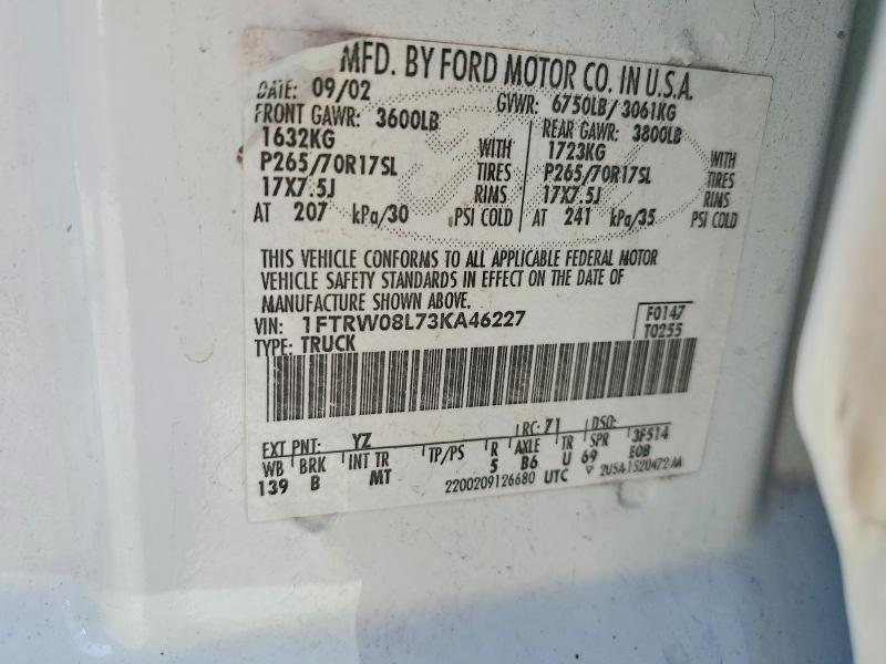 2003 Ford F150 Supercrew