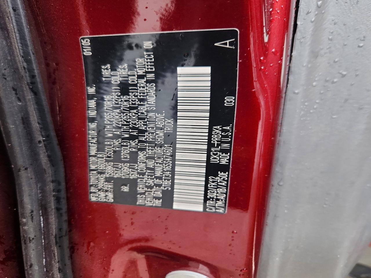 2005 Toyota Tundra Double Cab SR5