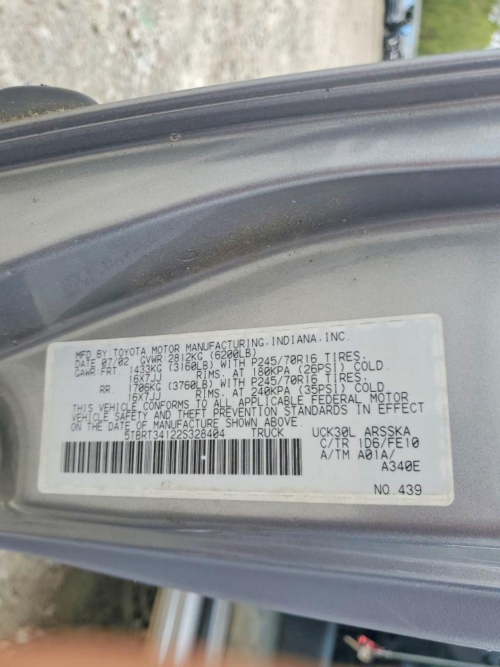 2002 Toyota Tundra SR5 V8