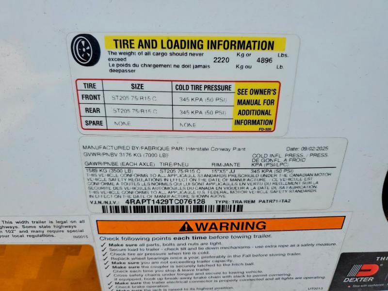 2026 Interstate PATR714TA2 Enclosed Cargo Trailer