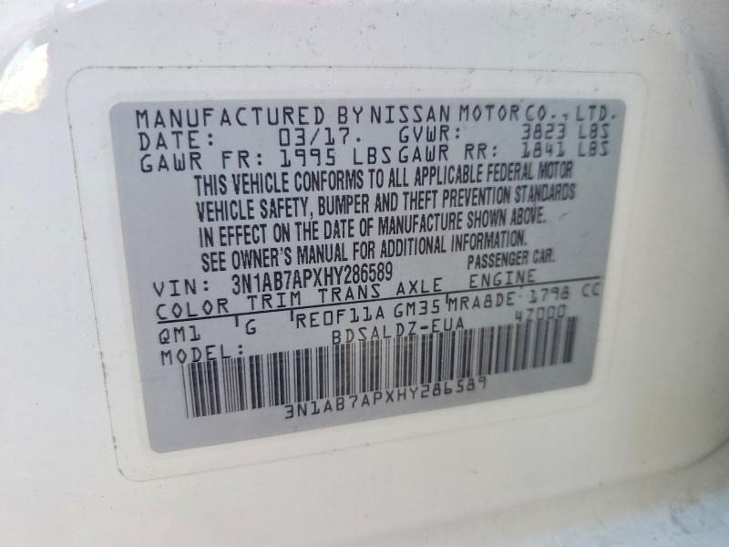 2017 Nissan Sentra sv
