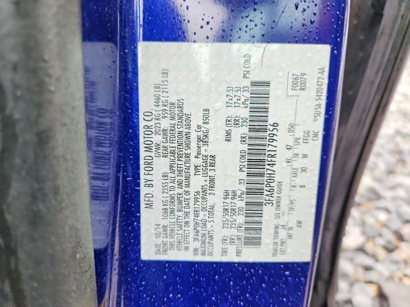 2015 Ford Fusion se