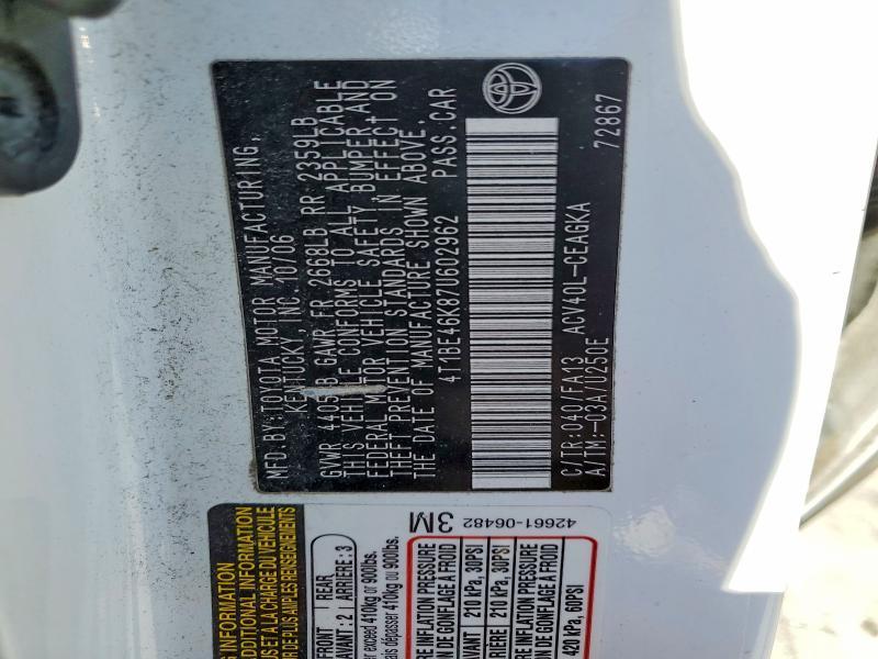 2007 Toyota Camry xle