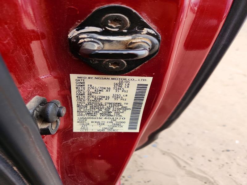 2006 Nissan Frontier SE