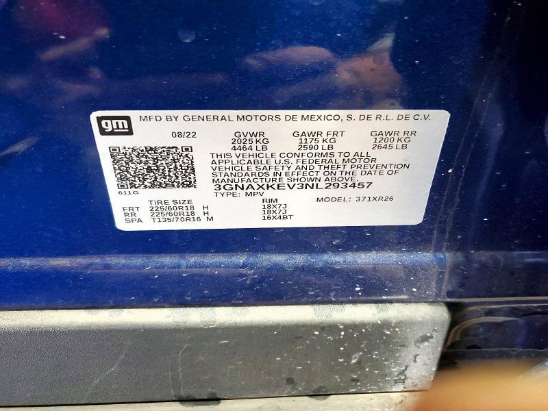2022 Chevrolet Equinox lt