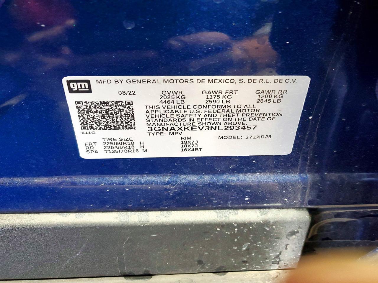 2022 Chevrolet Equinox lt