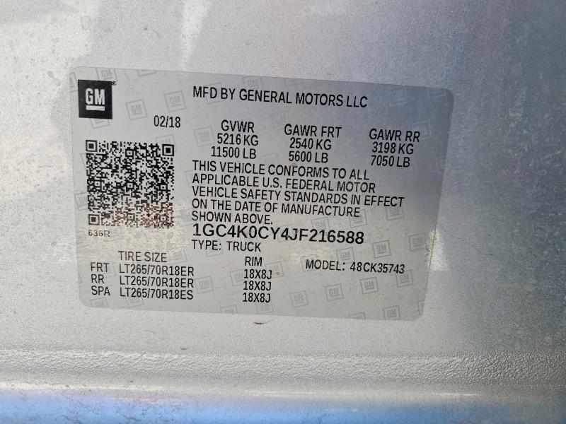 2018 Chevrolet Silverado K3500 LTZ