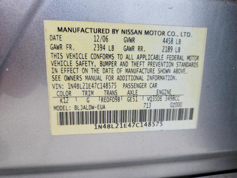 2007 Nissan Altima 3.5 se