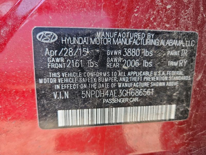 2016 Hyundai Elantra Value Edition