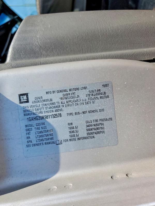 2008 Chev Express G3500