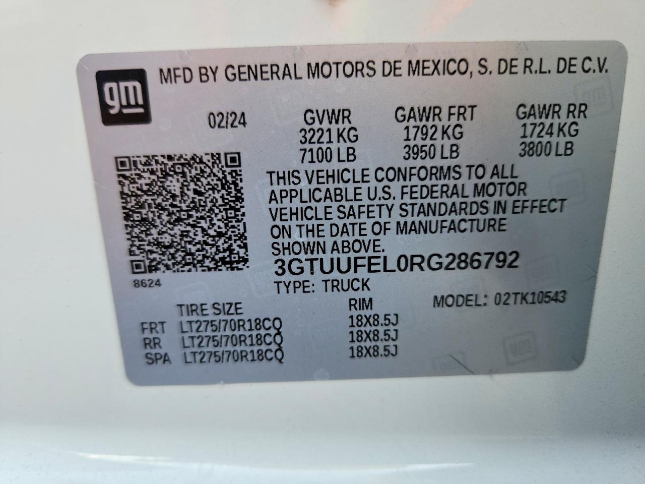 2024 GMC Sierra K1500 AT4X