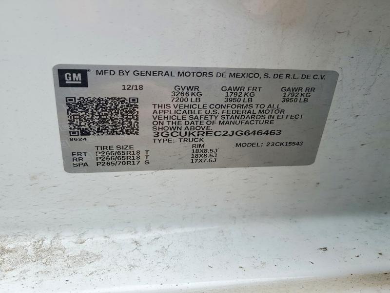 2018 Chevrolet Silverado K1500 LT