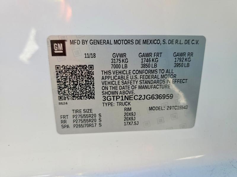 2018 GMC Sierra C1500 SLT