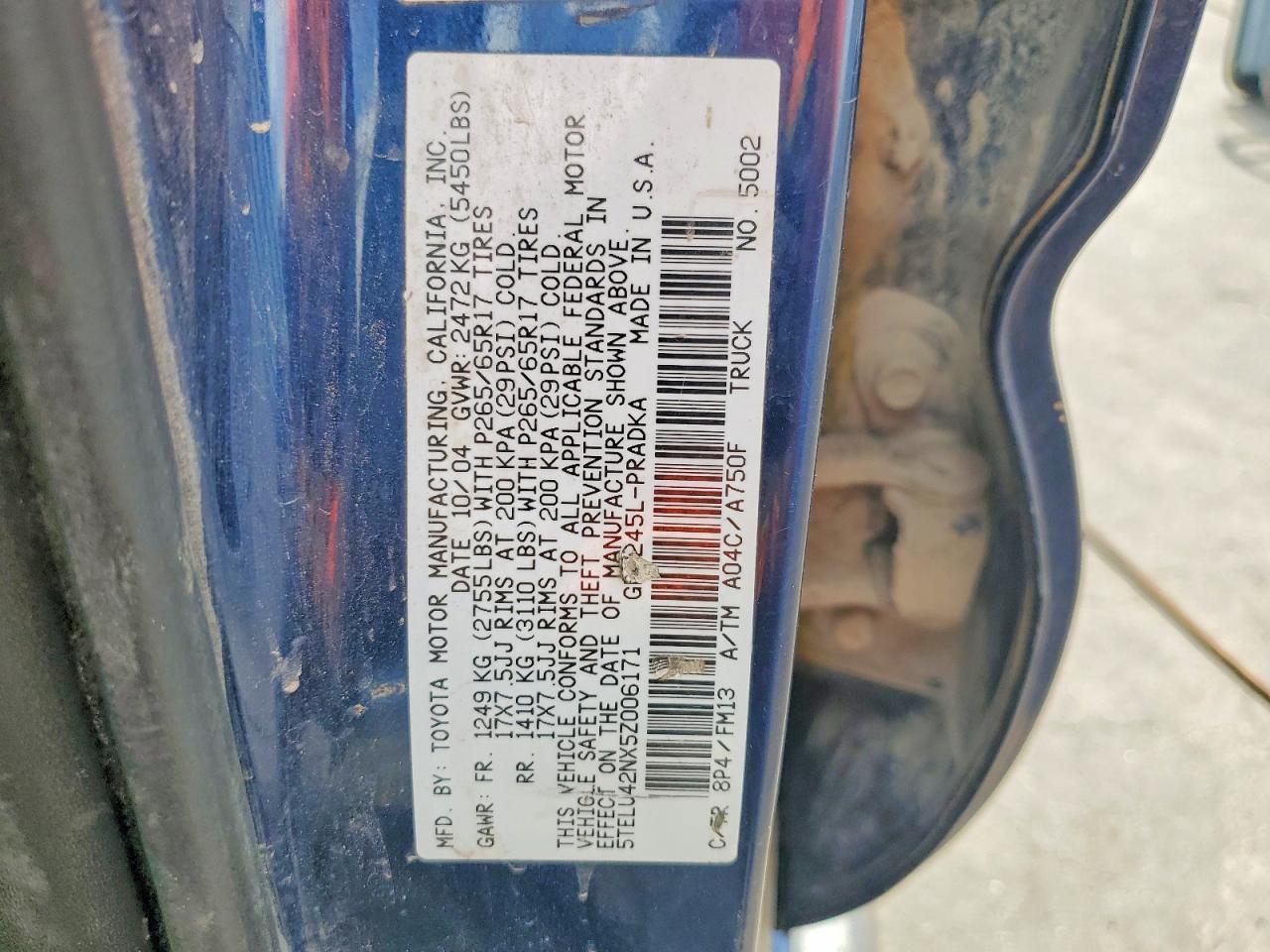 2005 Toyota Tacoma