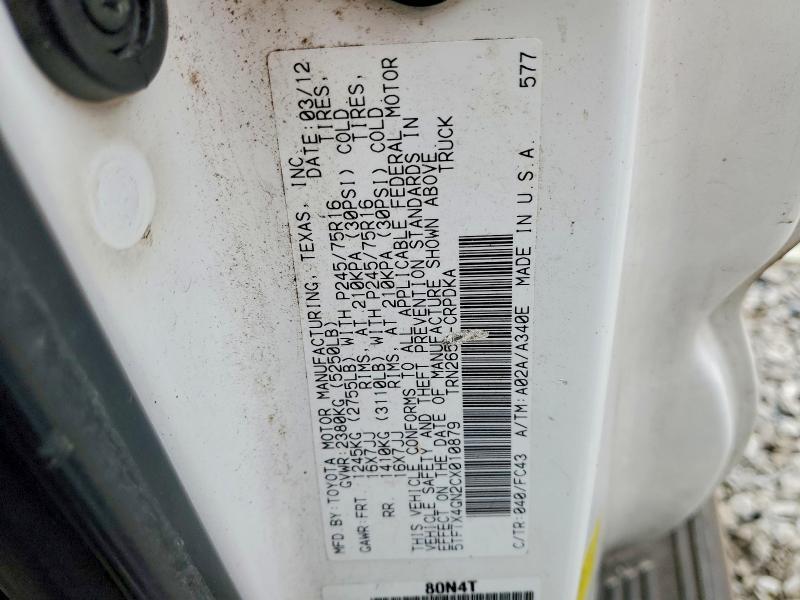 2012 Toyota Tacoma Prerunner Access cab