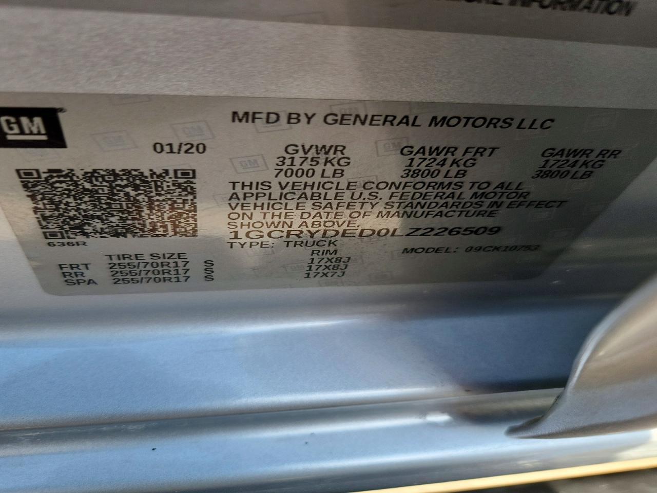 2020 Chevrolet Silverado K1500 LT
