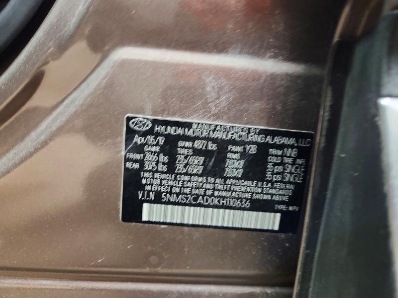 2019 Hyundai Santa fe se