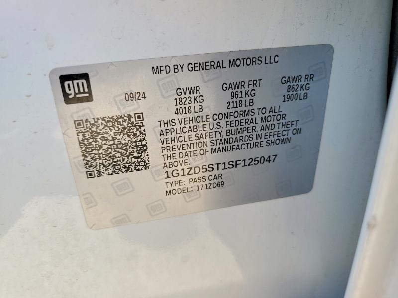 2025 Chevrolet Malibu lt