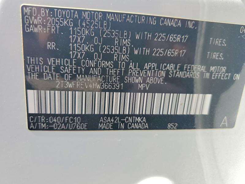 2017 Toyota Rav4 xle