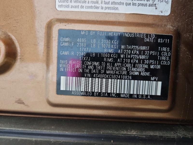 2011 Subaru Outback 3.6r Limited