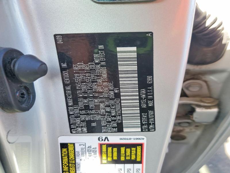 2009 Toyota Venza awd 4cyl