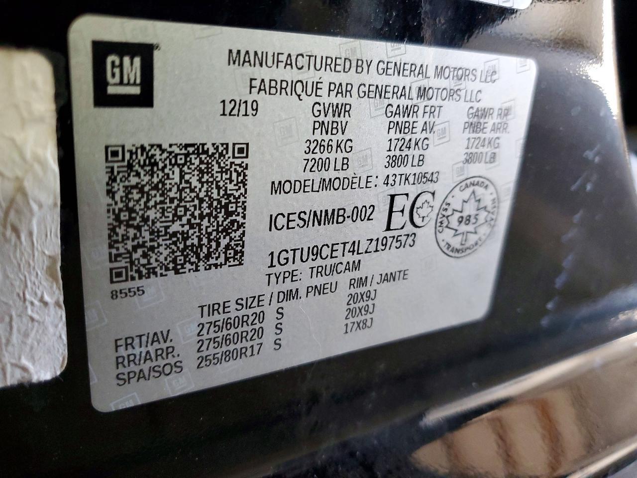 2020 GMC Sierra K1500 Elevation