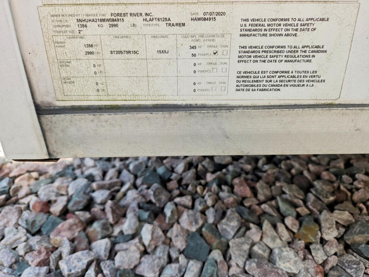 2021 Foresriver 2021 Forest River HAW084915 Enclosed Cargo Trailer