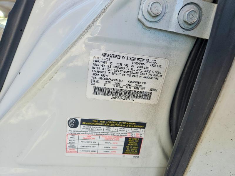 2010 Infiniti M35 Base
