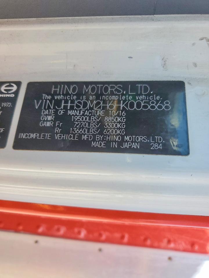 2017 Hino 195