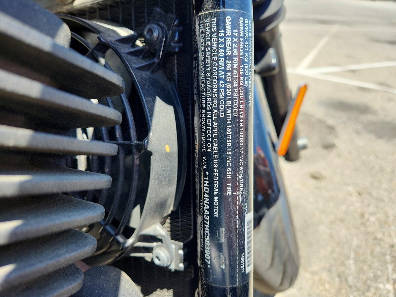 2017 Harley-Davidson XG500
