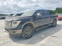 Salvage trucks for sale at Fairburn, GA auction: 2017 Nissan Titan XD Platinum Reserve