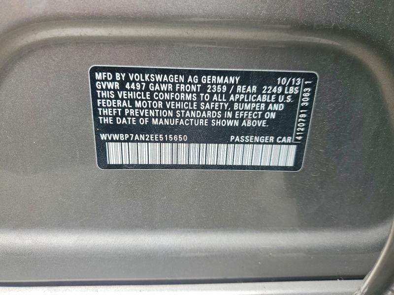 2014 Volkswagen Cc Sport