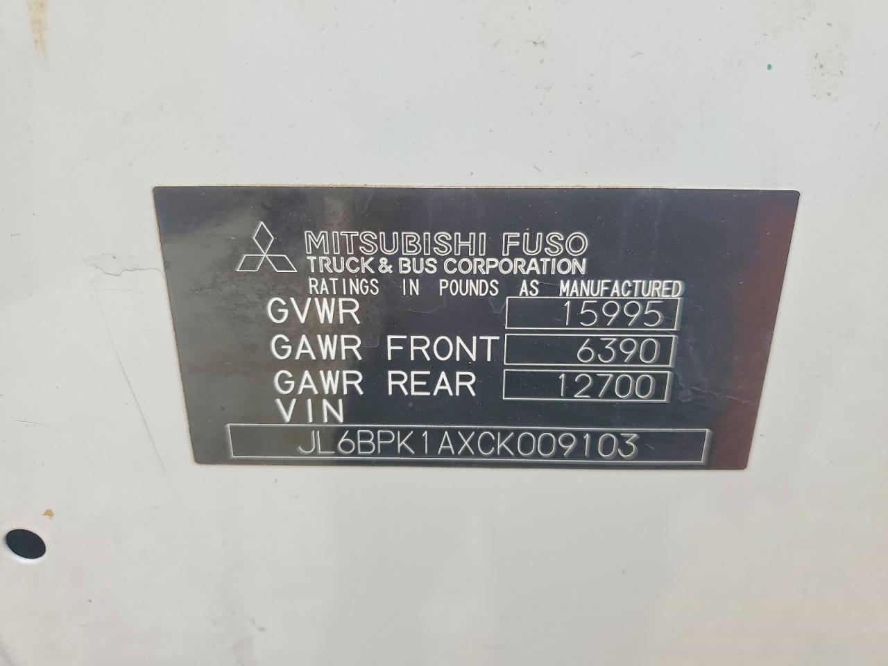 2012 Mitsubishi Medium DUTY/BOX Trucks