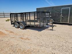 Salvage trucks for sale at Andrews, TX auction: 2025 Texas Bragg EA14LST70 Utility Trailer