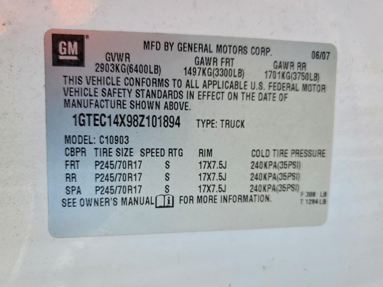 2008 GMC Sierra C1500