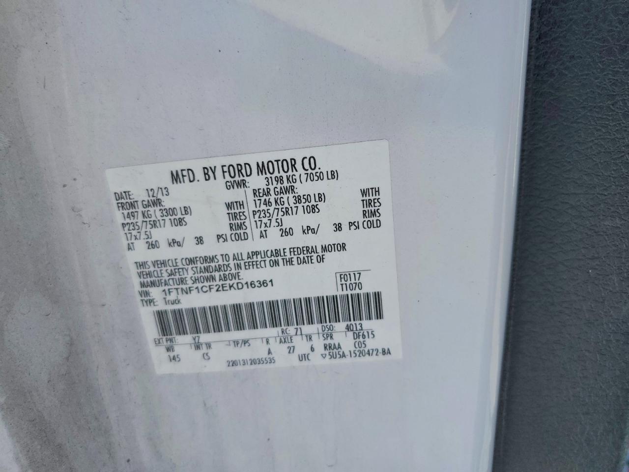 2014 Ford F150
