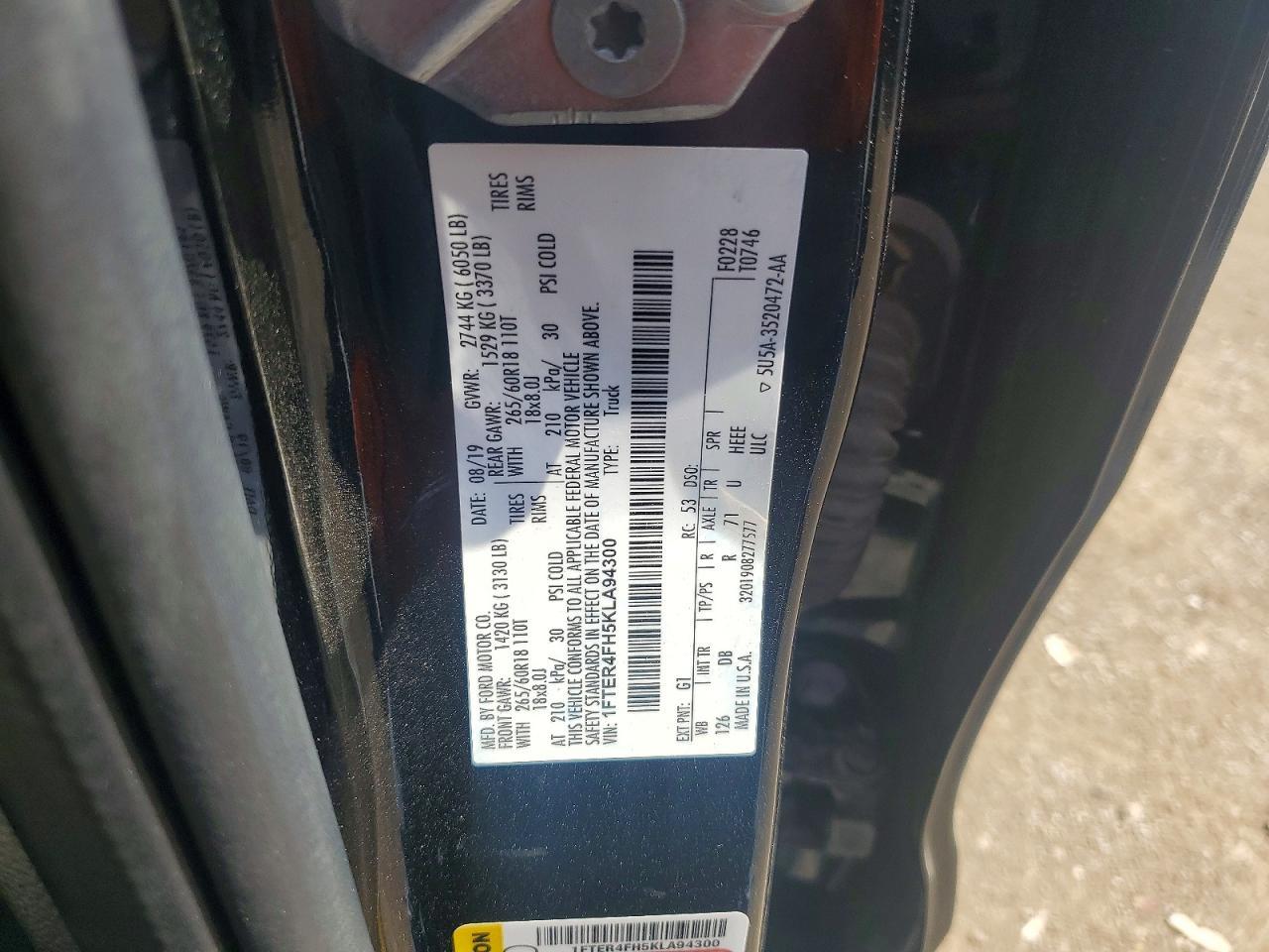 2019 Ford Ranger XL