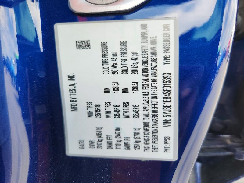 2025 Tesla Model 3