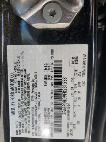2015 Ford Fusion se