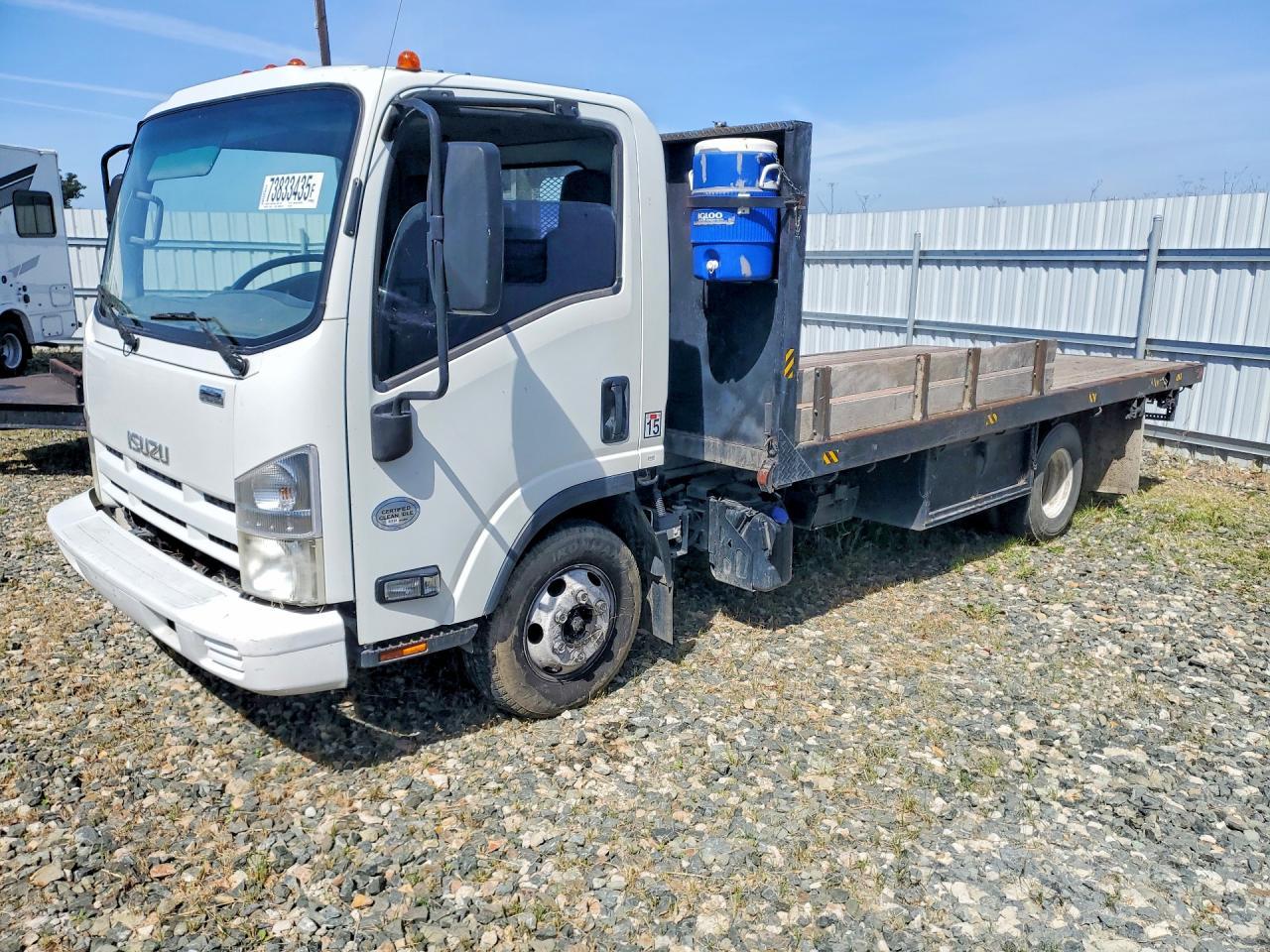 2015 Isuzu NPR HD Flatbed Truck